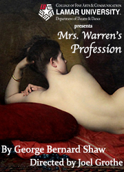 Program cover for Mrs. Warren's Profession